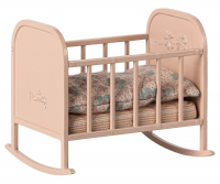 Maileg Miniatur Baby Wiege leicht rose