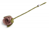 rosa Rose aus Filz "Zweig mit Blume" von Gry & Sif