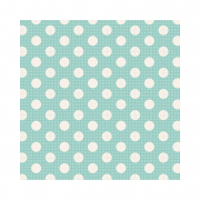 Baumwollstoff Medium Dots türkis von Tilda