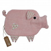Wärmflaschenbezug Schwein / Pig rosa made by Herbst - Stube